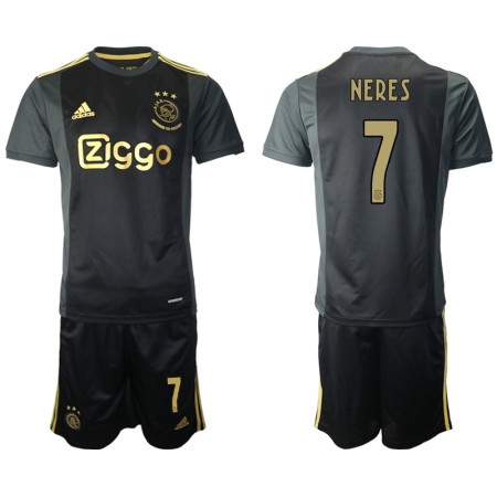 Billiga Fotbollströjor AFC Ajax David Neres 7 Barn Tredje tröja 2020/21 Kortärmad